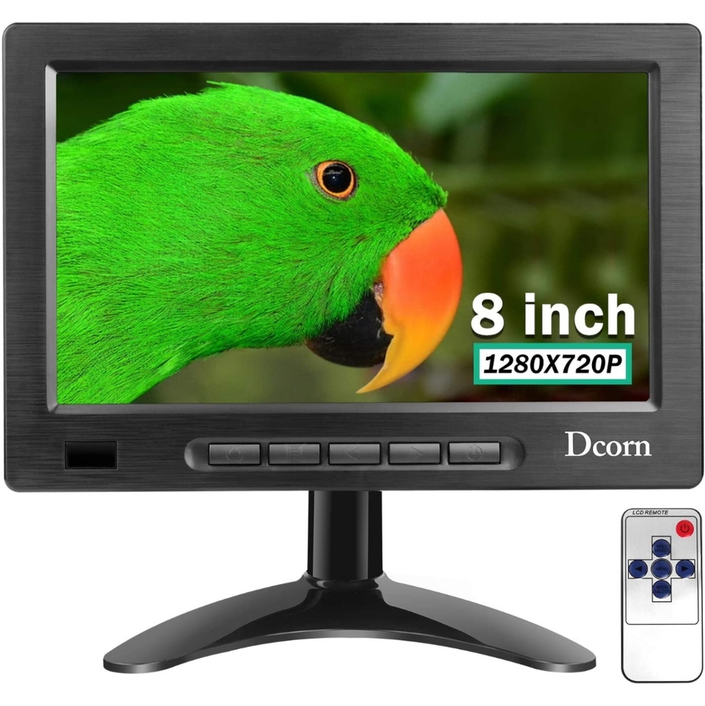 Mini Monitor, Compact HDMI Monitor  Computer Monitor Support HDMI/VGA/AV/BNC